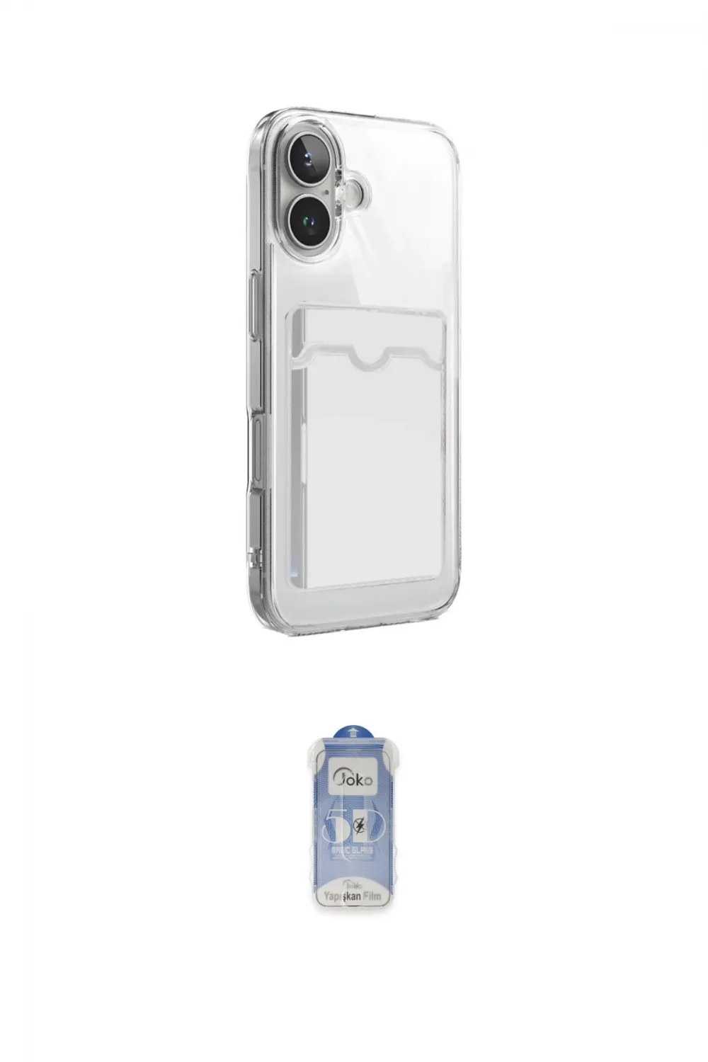 ieg™ iPhone 17 Kılıf Doruk Klasik Koleksiyonu - Siyah Joko Magic 5D Cam