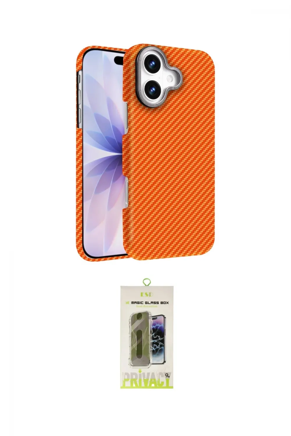 ieg™ iPhone 17 Kılıf Doruk Serisi - Siyah Joko Magic 5D Hayalet Cam