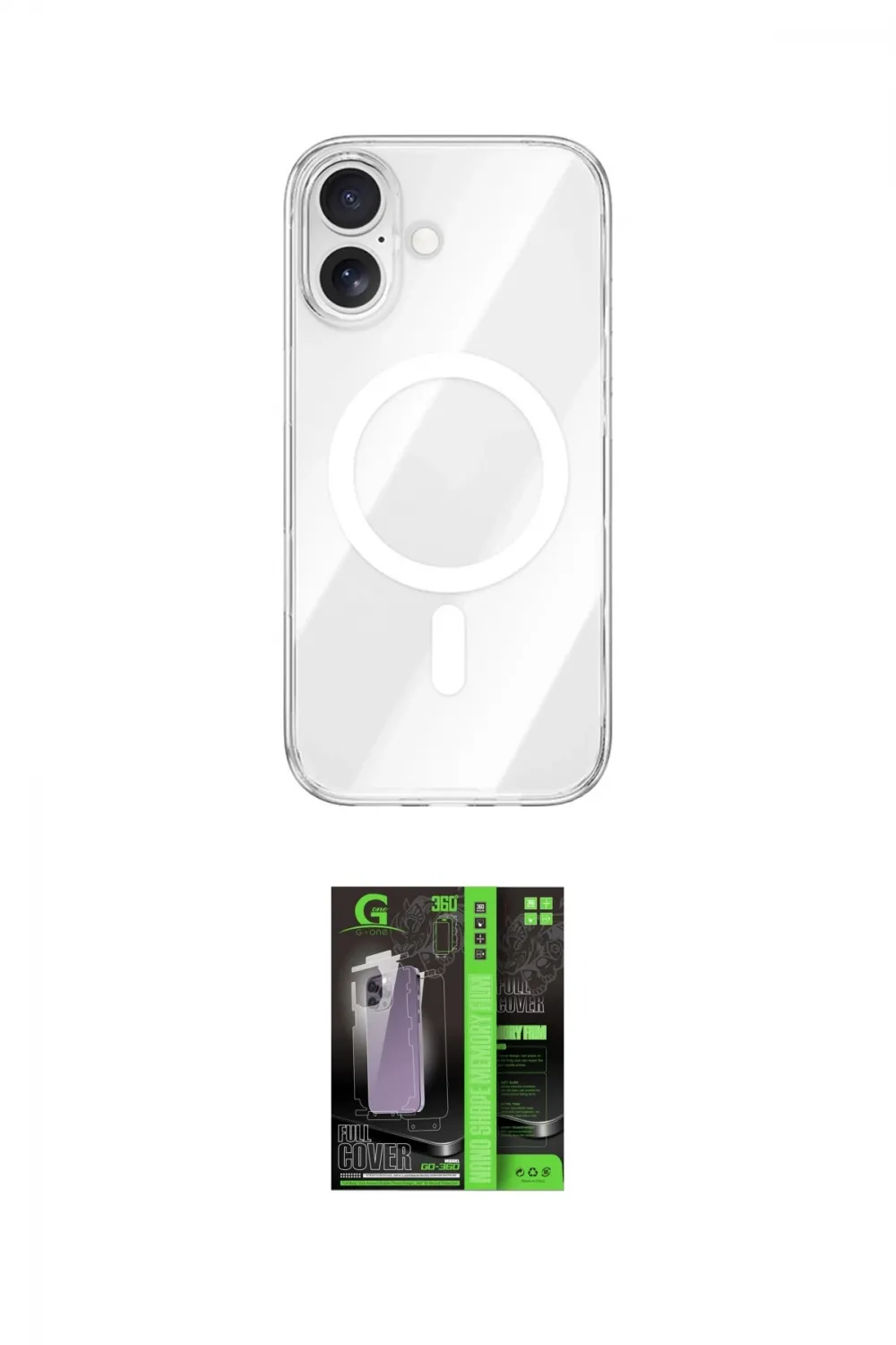 ieg™ iPhone 17 Kılıf Kutup Klasik Serisi - Siyah 360 Mat Full Body Arka Koruyucu