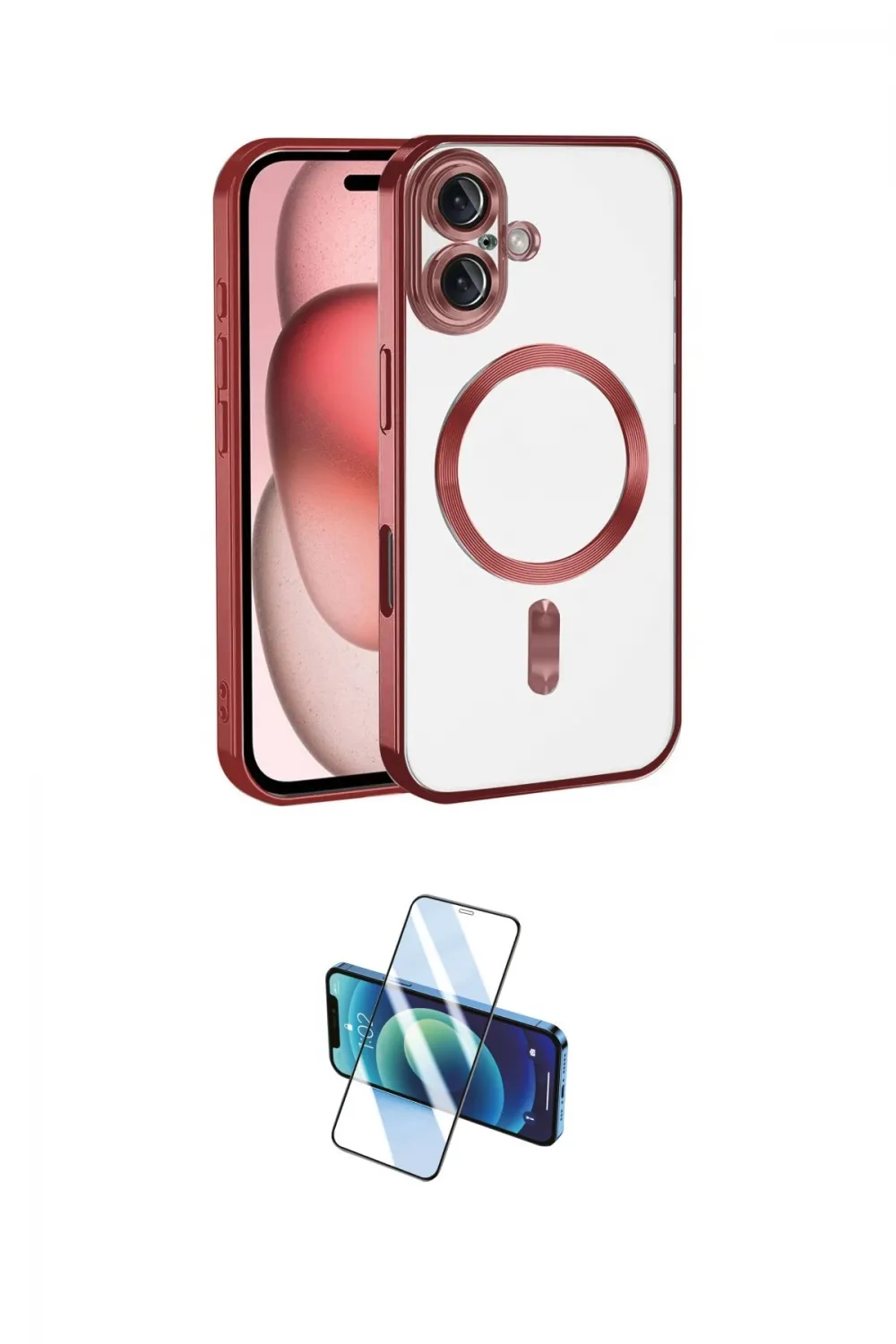 ieg™ iPhone 17 Kılıf Nova Işık Özel Seri - Siyah 3D Antistatik Seramik Nano Ekran Koruyucu