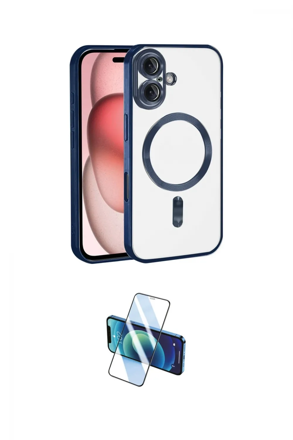 ieg™ iPhone 17 Kılıf Nova Işık Özel Seri - Siyah 3D Antistatik Seramik Nano Ekran Koruyucu