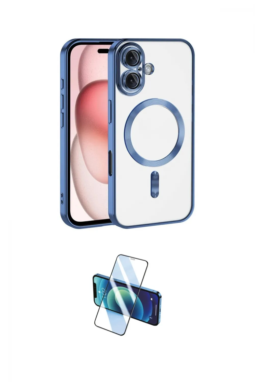 ieg™ iPhone 17 Kılıf Nova Işık Özel Seri - Siyah 3D Antistatik Seramik Nano Ekran Koruyucu