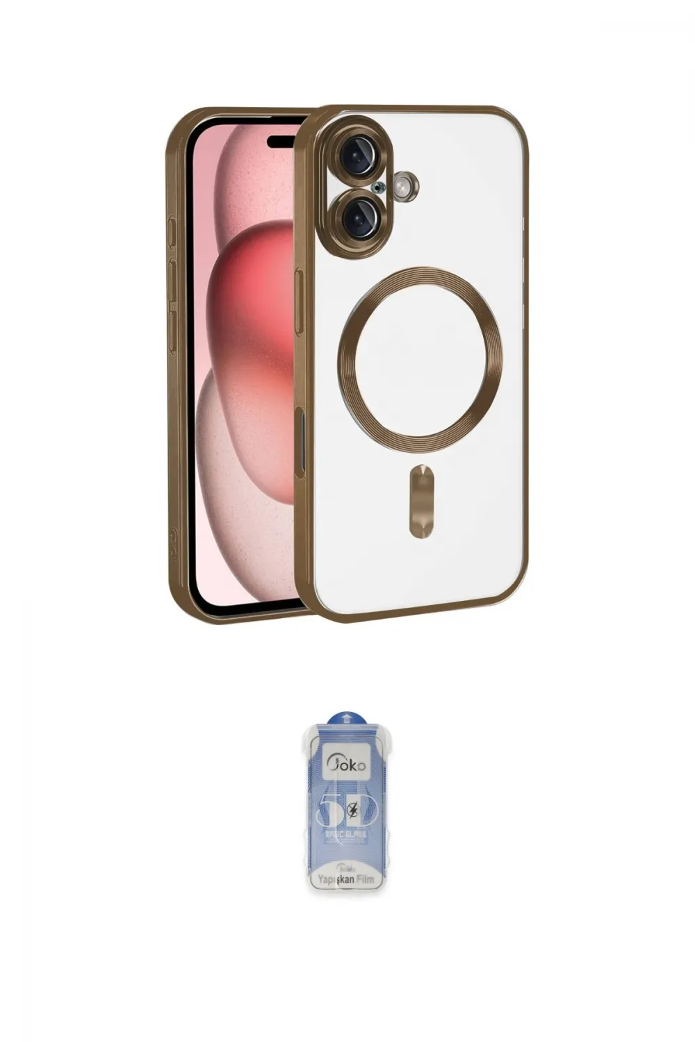 ieg™ iPhone 17 Kılıf Nova Işık Özel Seri - Siyah Joko Magic 5D Cam