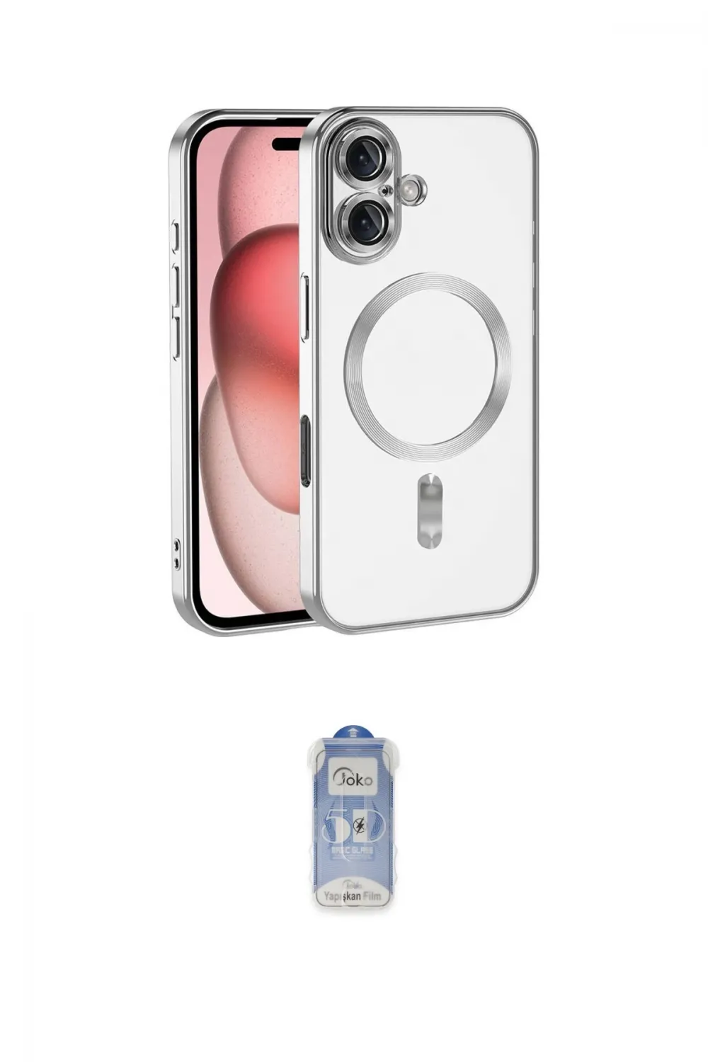 ieg™ iPhone 17 Kılıf Nova Işık Özel Seri - Siyah Joko Magic 5D Cam