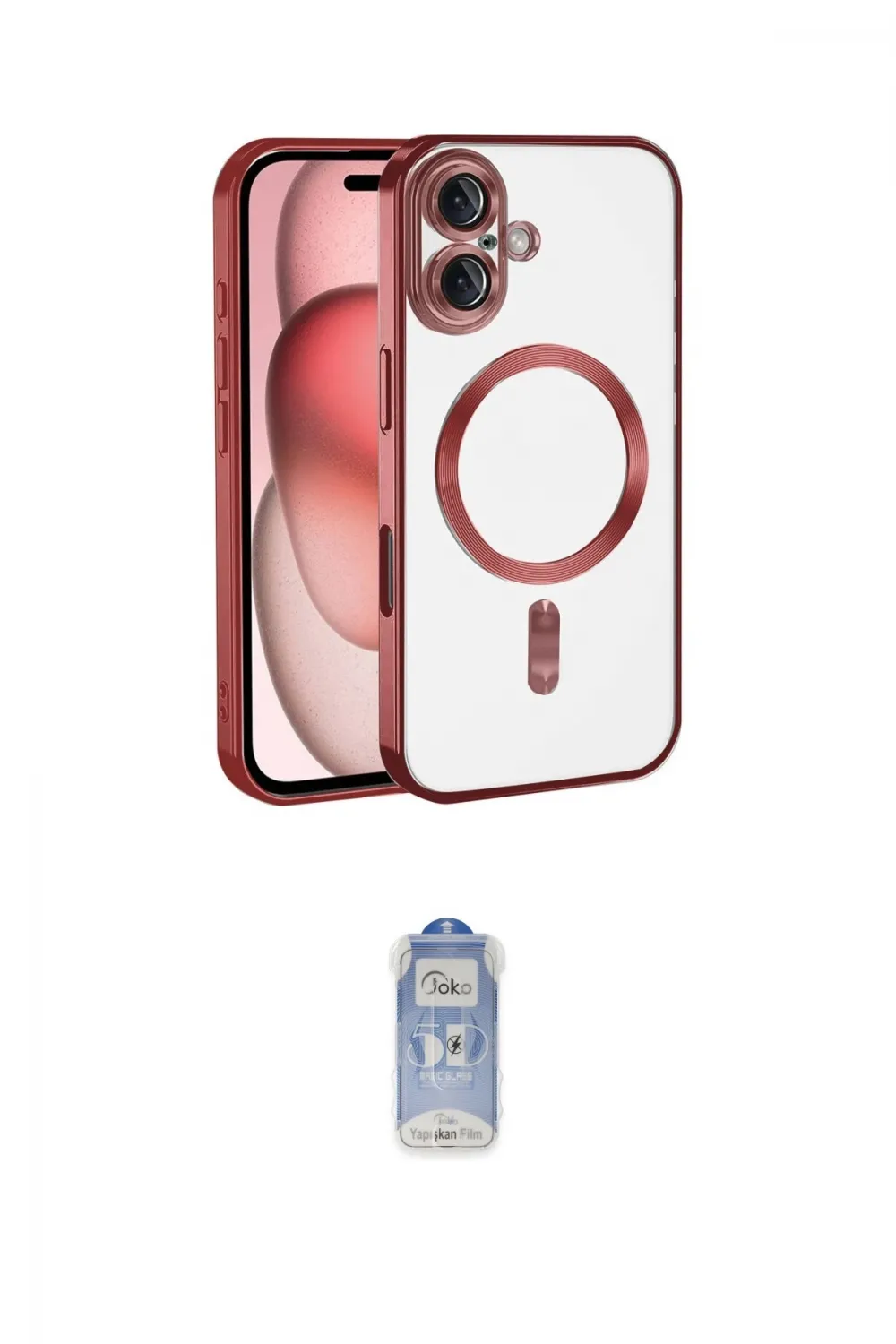 ieg™ iPhone 17 Kılıf Nova Işık Özel Seri - Siyah Joko Magic 5D Cam