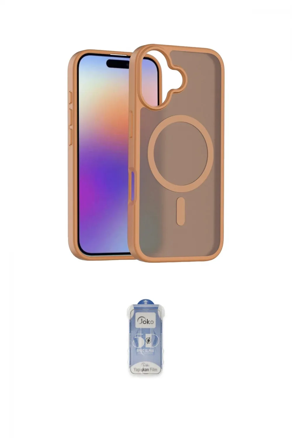 ieg™ iPhone 17 Kılıf Siluet Minimal Prime - Siyah Joko Magic 5D Cam