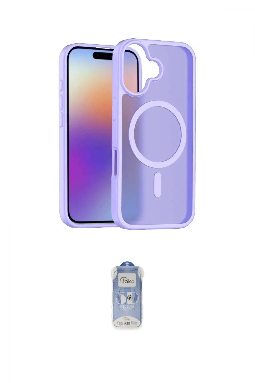 ieg™ iPhone 17 Kılıf Siluet Minimal Prime - Siyah Joko Magic 5D Cam
