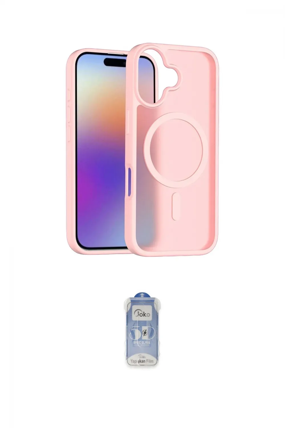 ieg™ iPhone 17 Kılıf Siluet Minimal Prime - Siyah Joko Magic 5D Cam
