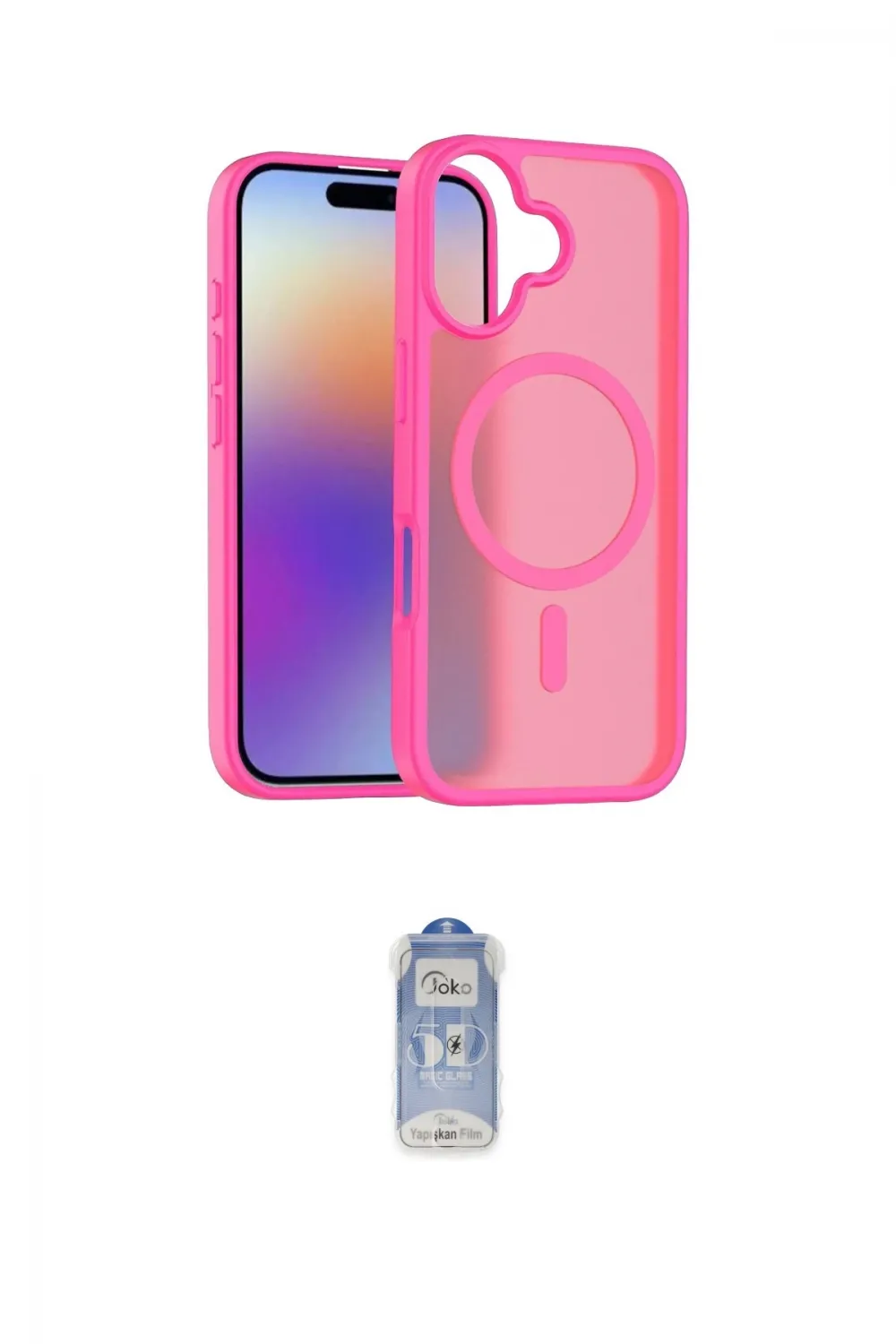 ieg™ iPhone 17 Kılıf Siluet Minimal Prime - Siyah Joko Magic 5D Cam
