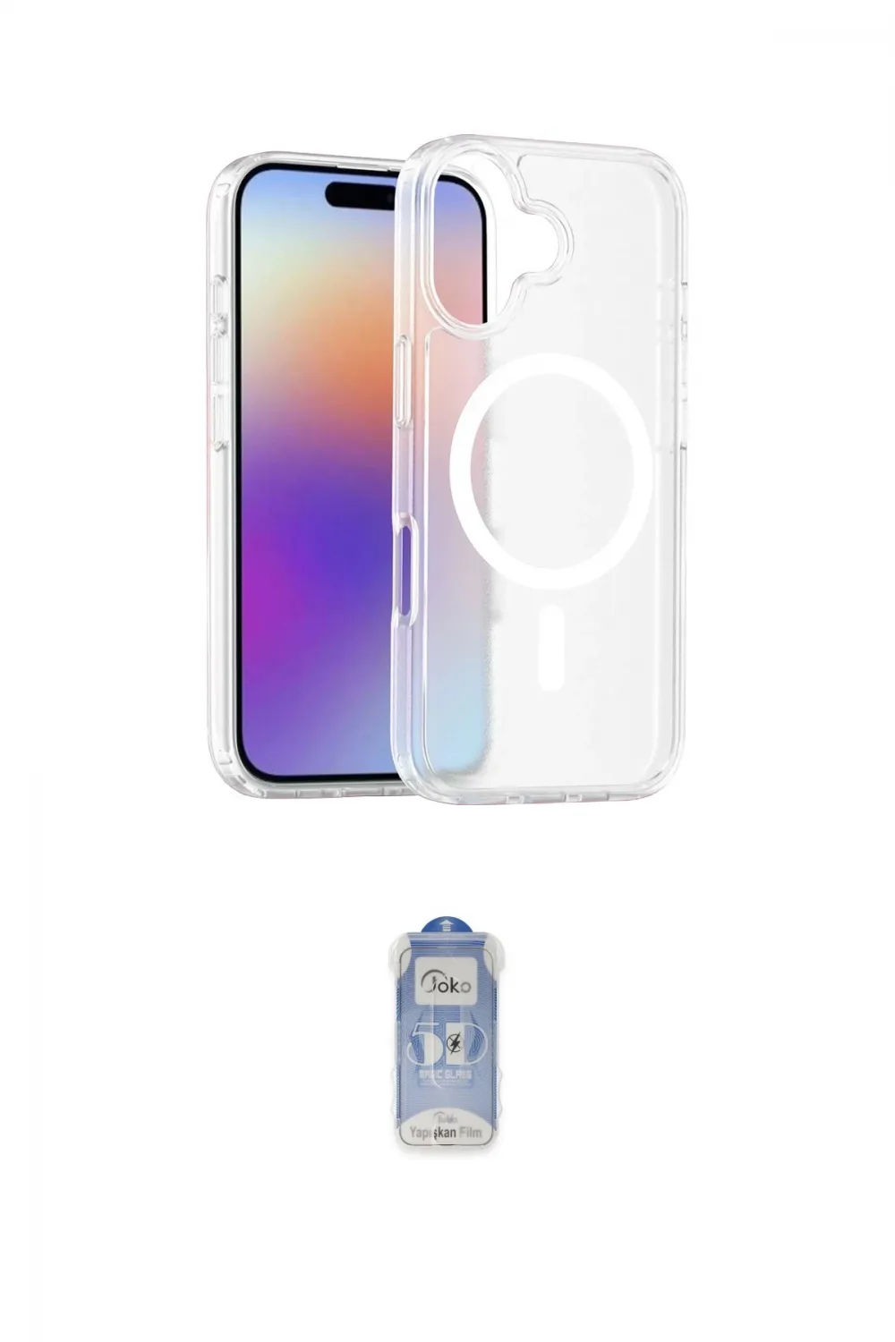 ieg™ iPhone 17 Kılıf Siluet Minimal Prime - Siyah Joko Magic 5D Cam