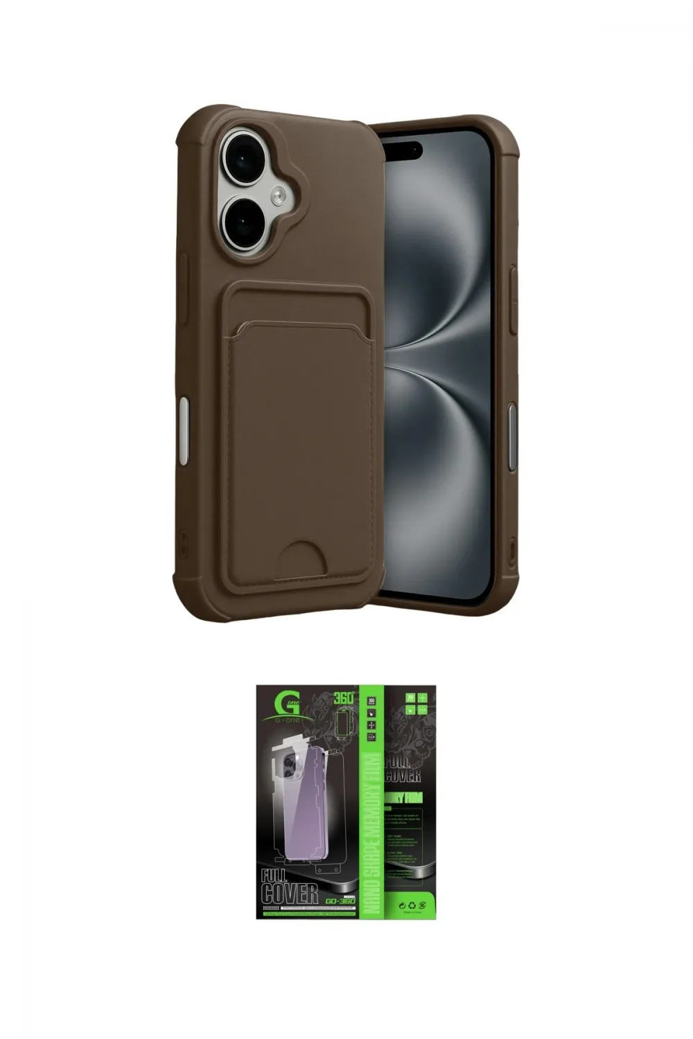 ieg™ iPhone 17 Kılıf Vadi Çizgi Prime - Şeffaf 360 Full Body Arka Koruyucu