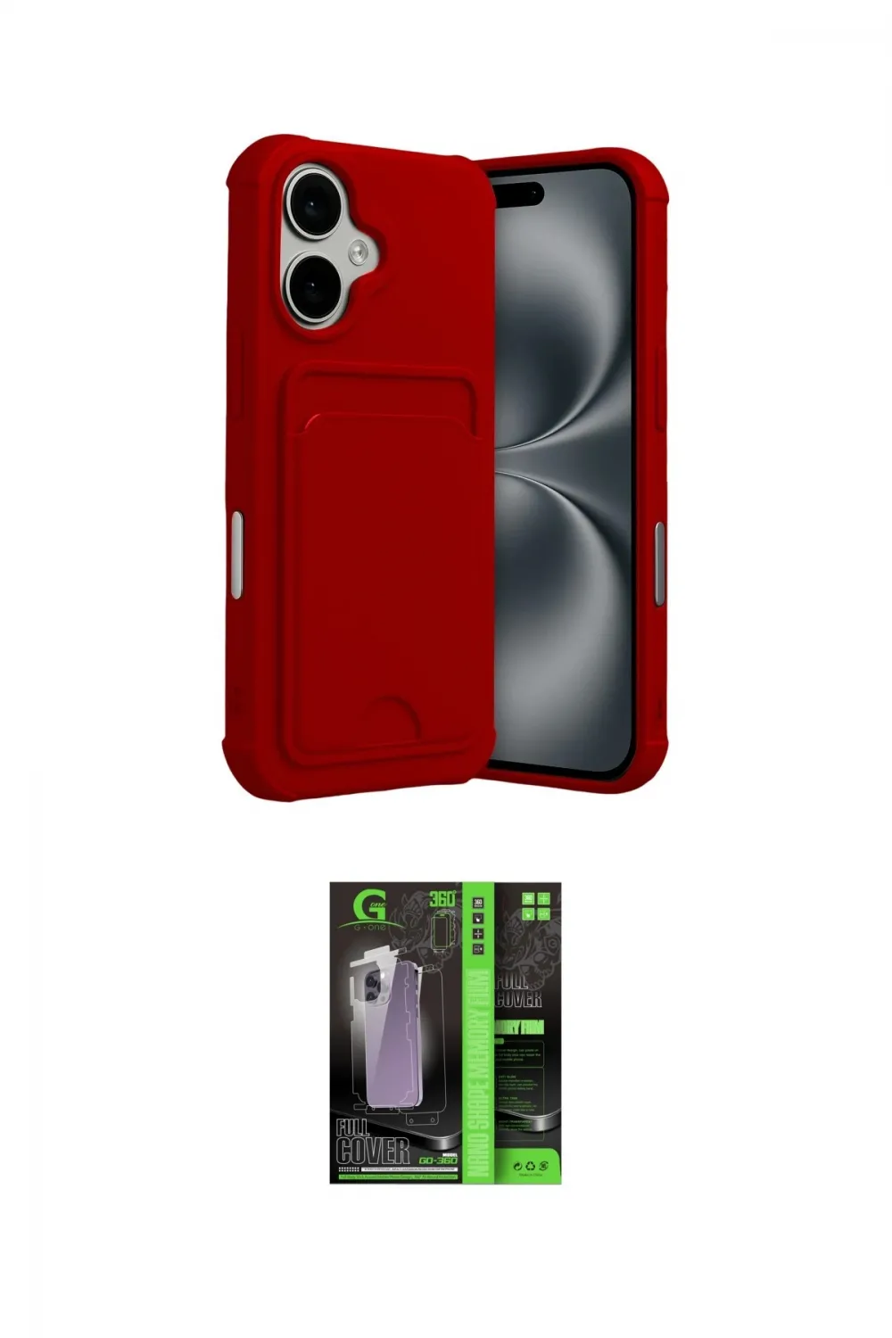 ieg™ iPhone 17 Kılıf Vadi Çizgi Prime - Şeffaf 360 Full Body Arka Koruyucu