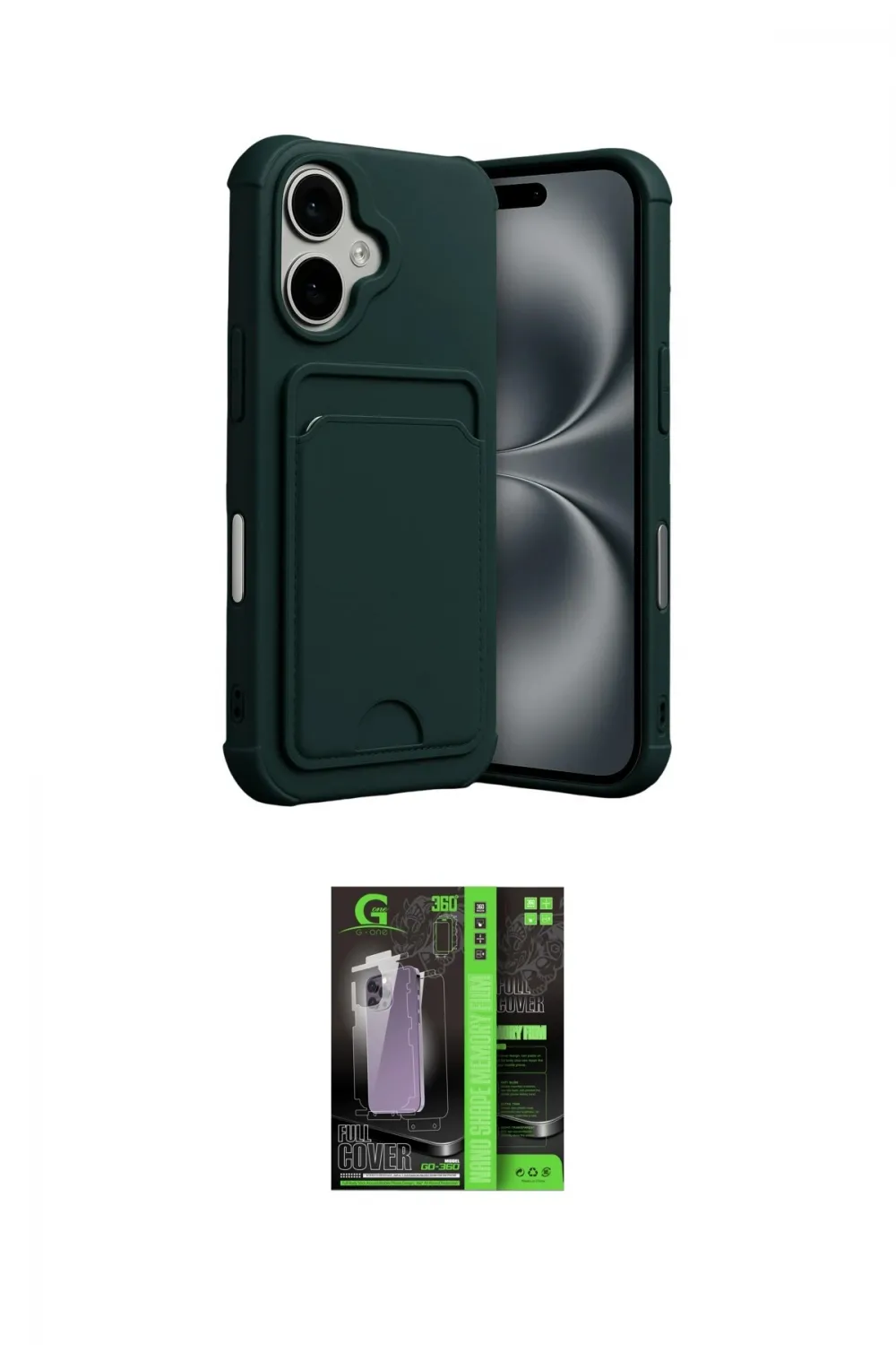ieg™ iPhone 17 Kılıf Vadi Çizgi Prime - Şeffaf 360 Full Body Arka Koruyucu