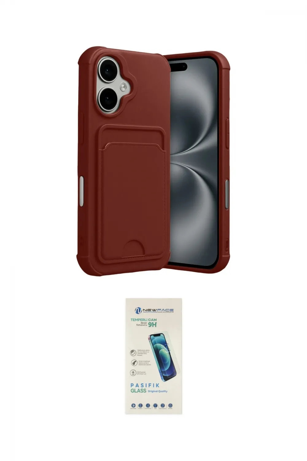 ieg™ iPhone 17 Kılıf Vadi Çizgi Prime - Şeffaf Pasifik Cam Ekran Koruyucu