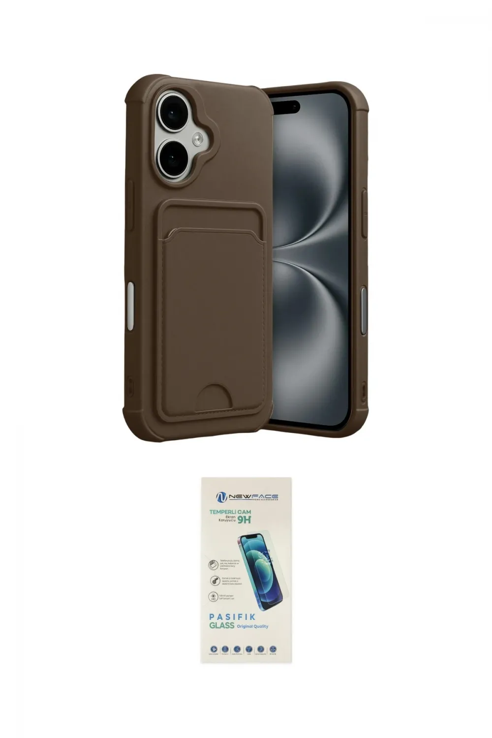 ieg™ iPhone 17 Kılıf Vadi Çizgi Prime - Şeffaf Pasifik Cam Ekran Koruyucu