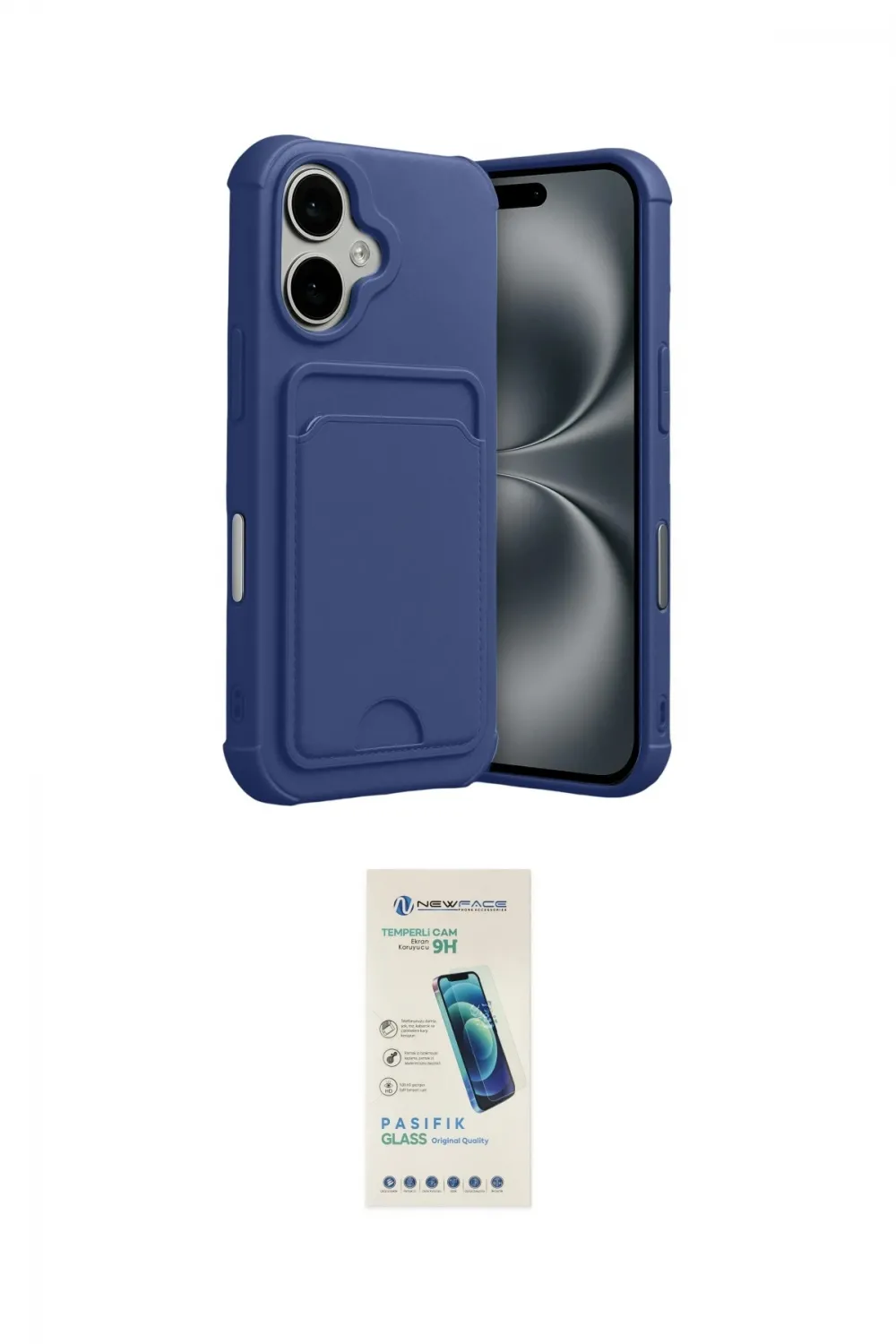 ieg™ iPhone 17 Kılıf Vadi Çizgi Prime - Şeffaf Pasifik Cam Ekran Koruyucu