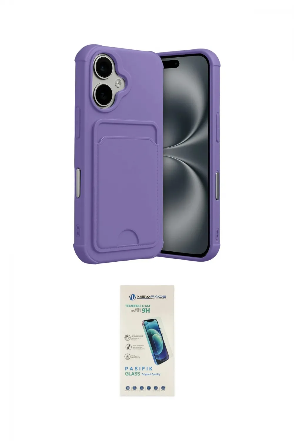 ieg™ iPhone 17 Kılıf Vadi Çizgi Prime - Şeffaf Pasifik Cam Ekran Koruyucu