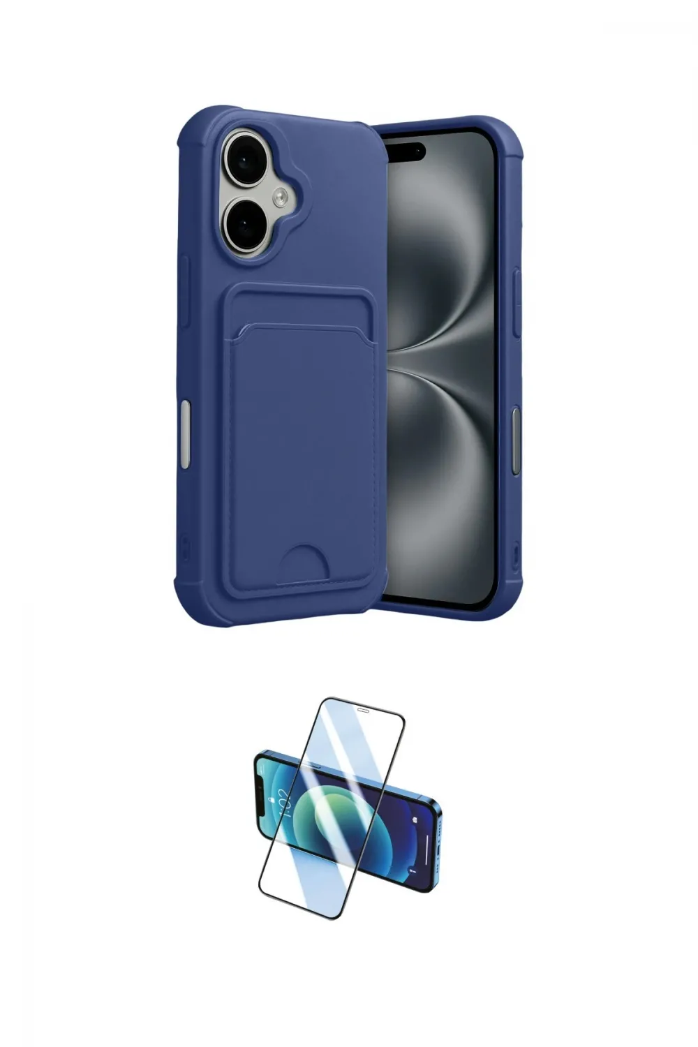 ieg™ iPhone 17 Kılıf Vadi Çizgi Prime - Siyah 3D Antistatik Seramik Nano Ekran Koruyucu