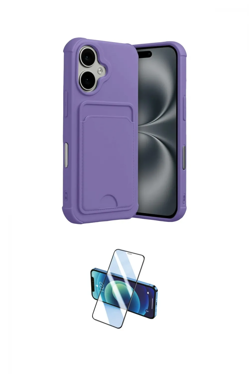 ieg™ iPhone 17 Kılıf Vadi Çizgi Prime - Siyah 3D Antistatik Seramik Nano Ekran Koruyucu