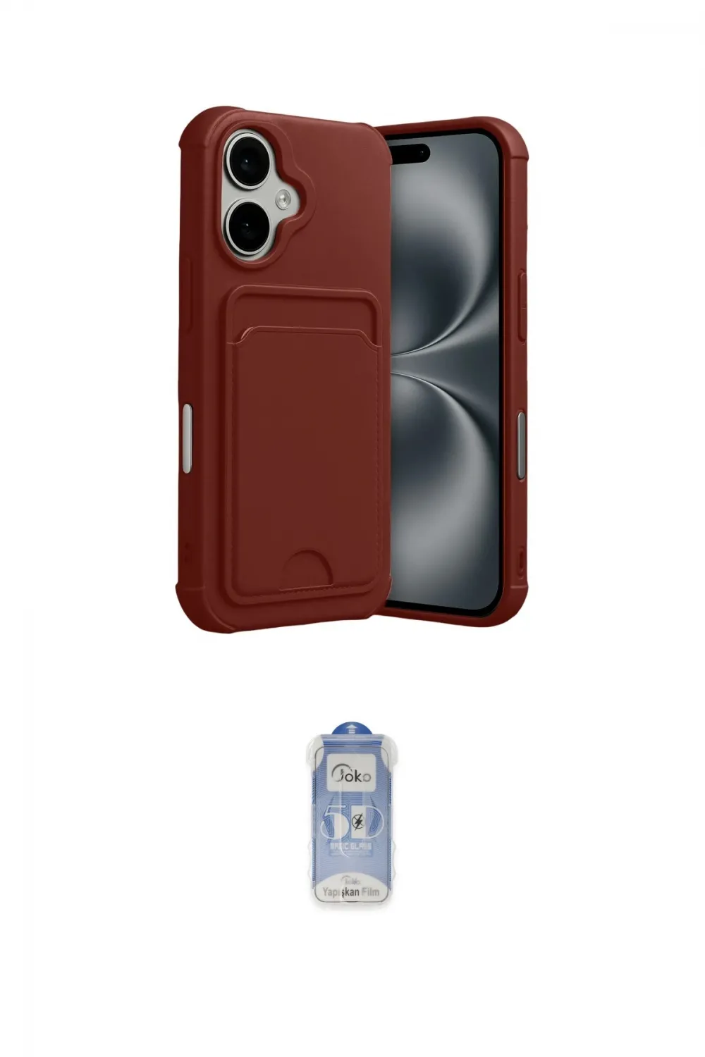 ieg™ iPhone 17 Kılıf Vadi Çizgi Prime - Siyah Joko Magic 5D Cam