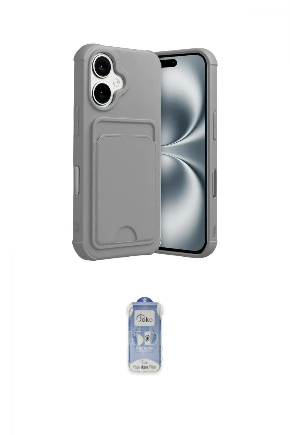 ieg™ iPhone 17 Kılıf Vadi Çizgi Prime - Siyah Joko Magic 5D Cam