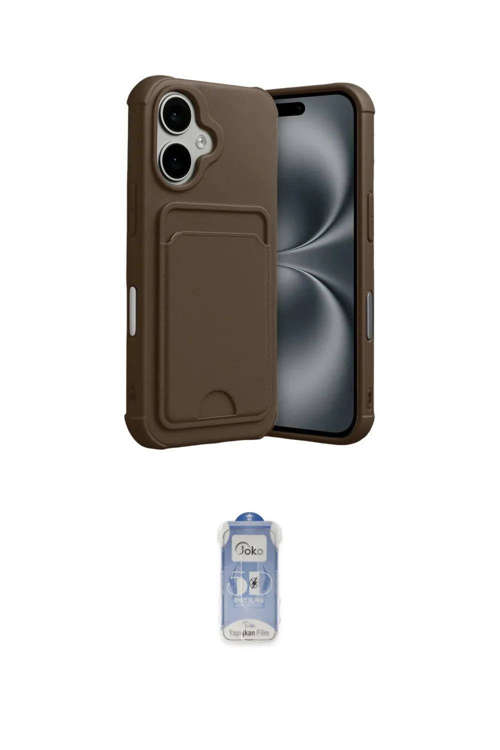 ieg™ iPhone 17 Kılıf Vadi Çizgi Prime - Siyah Joko Magic 5D Cam