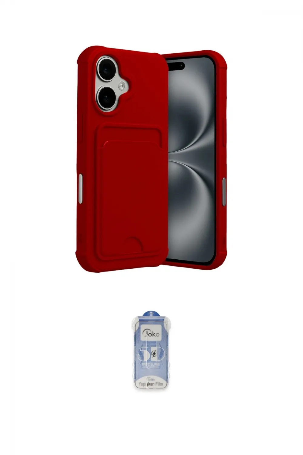 ieg™ iPhone 17 Kılıf Vadi Çizgi Prime - Siyah Joko Magic 5D Cam