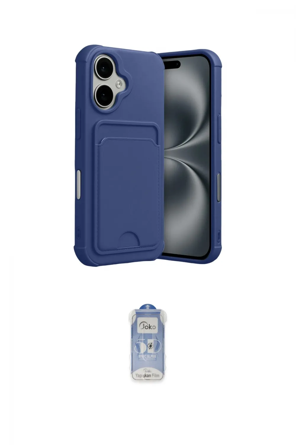 ieg™ iPhone 17 Kılıf Vadi Çizgi Prime - Siyah Joko Magic 5D Cam