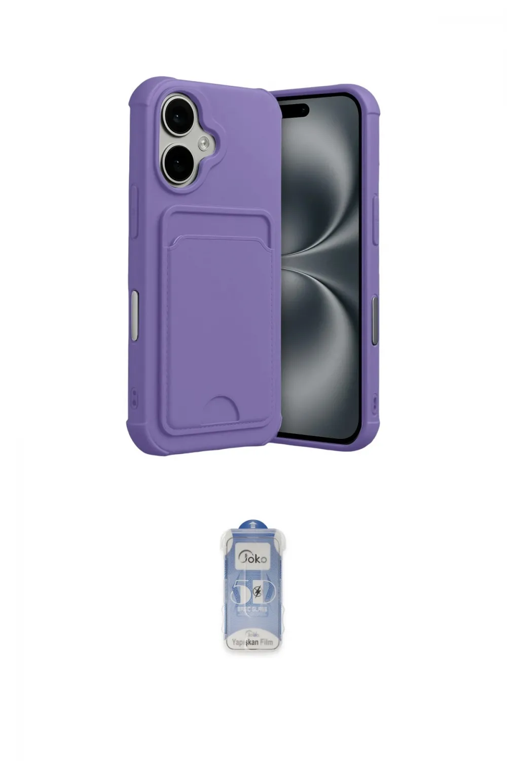 ieg™ iPhone 17 Kılıf Vadi Çizgi Prime - Siyah Joko Magic 5D Cam