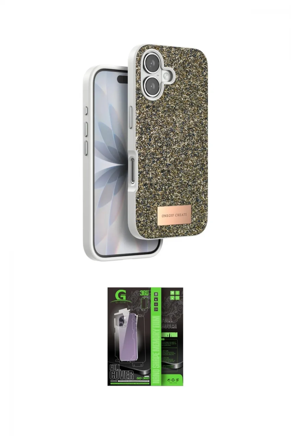 ieg™ iPhone 17 Kılıf Vadi Klasik Serisi - Şeffaf 360 Full Body Arka Koruyucu