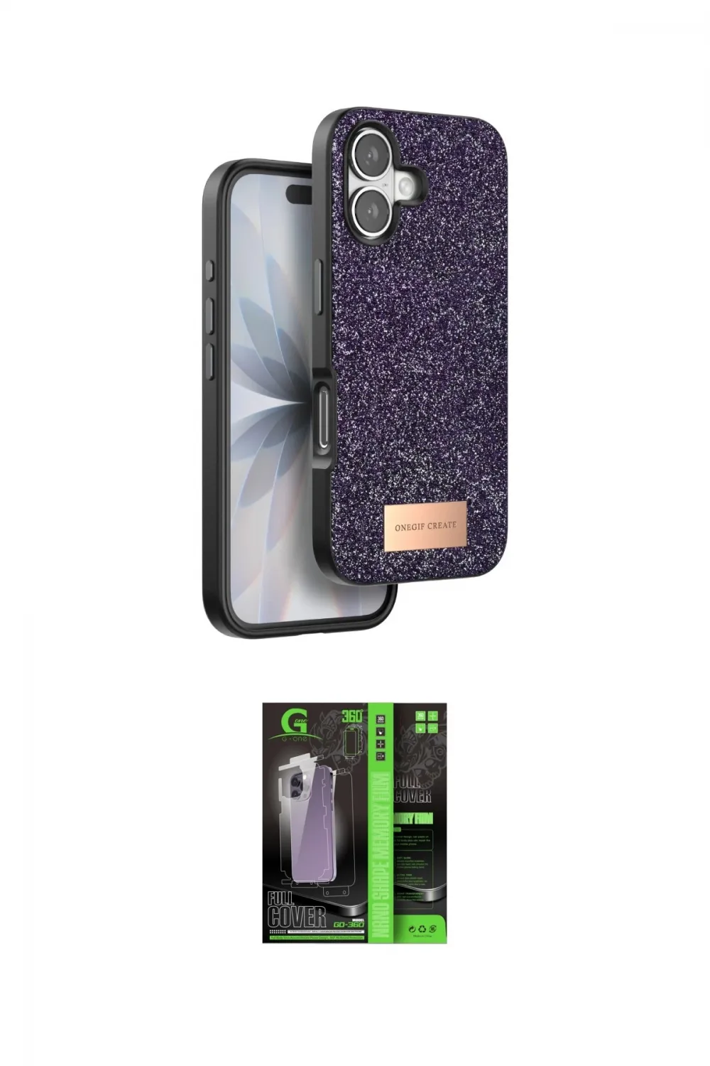 ieg™ iPhone 17 Kılıf Vadi Klasik Serisi - Şeffaf 360 Full Body Arka Koruyucu