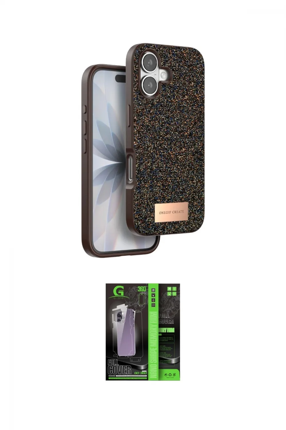 ieg™ iPhone 17 Kılıf Vadi Klasik Serisi - Şeffaf 360 Full Body Arka Koruyucu