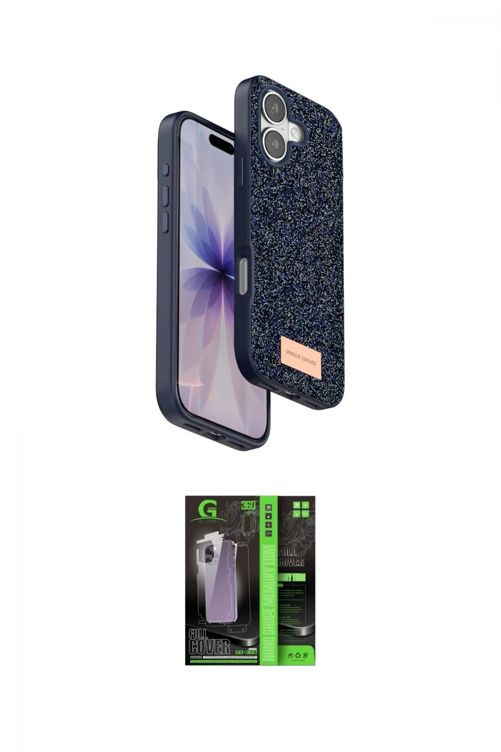 ieg™ iPhone 17 Kılıf Vadi Klasik Serisi - Şeffaf 360 Full Body Arka Koruyucu