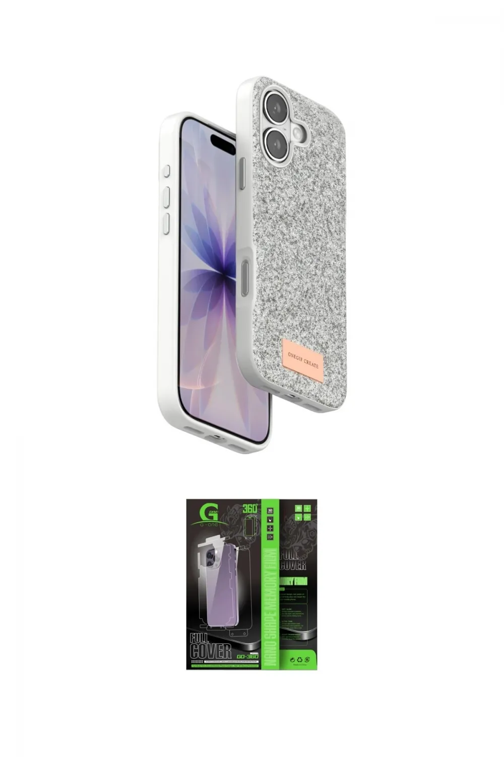 ieg™ iPhone 17 Kılıf Vadi Klasik Serisi - Siyah 360 Mat Full Body Arka Koruyucu