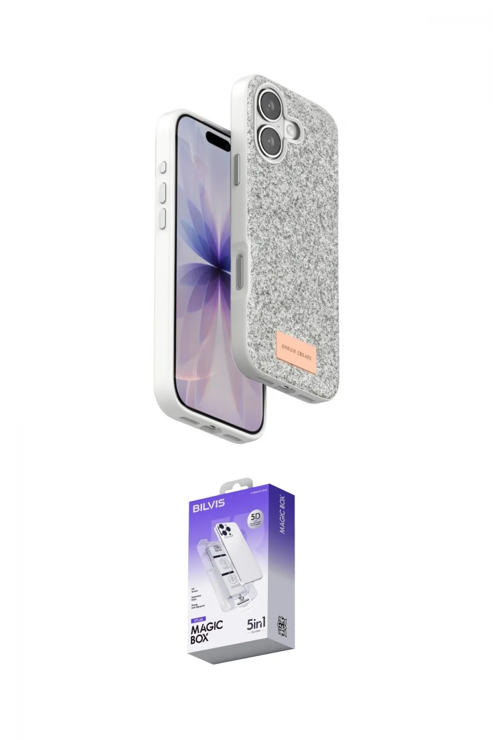 ieg™ iPhone 17 Kılıf Vadi Klasik Serisi - Siyah Bilvis 5in1 3D Magic Cam Ekran Koruyucu