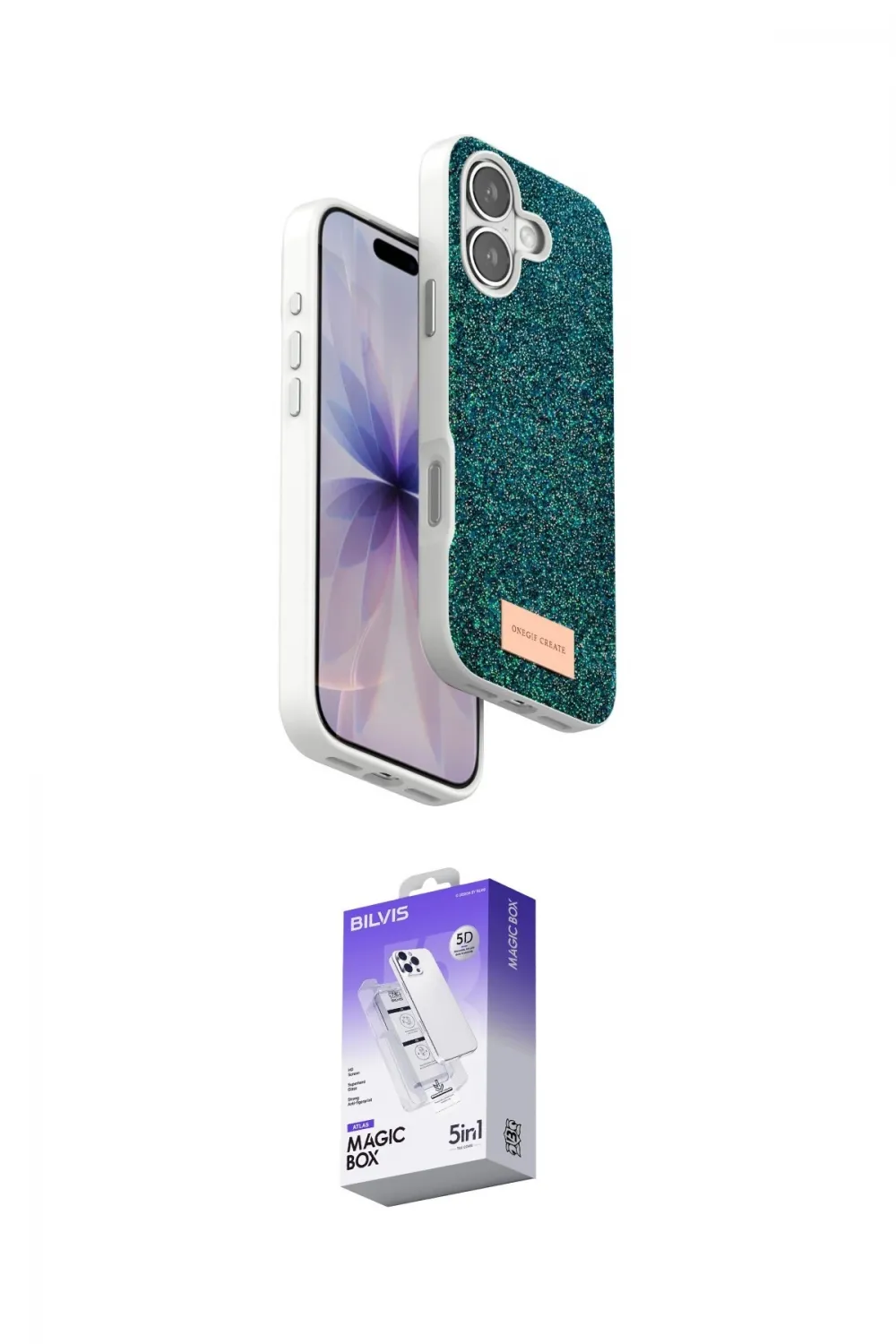 ieg™ iPhone 17 Kılıf Vadi Klasik Serisi - Siyah Bilvis 5in1 3D Magic Cam Ekran Koruyucu
