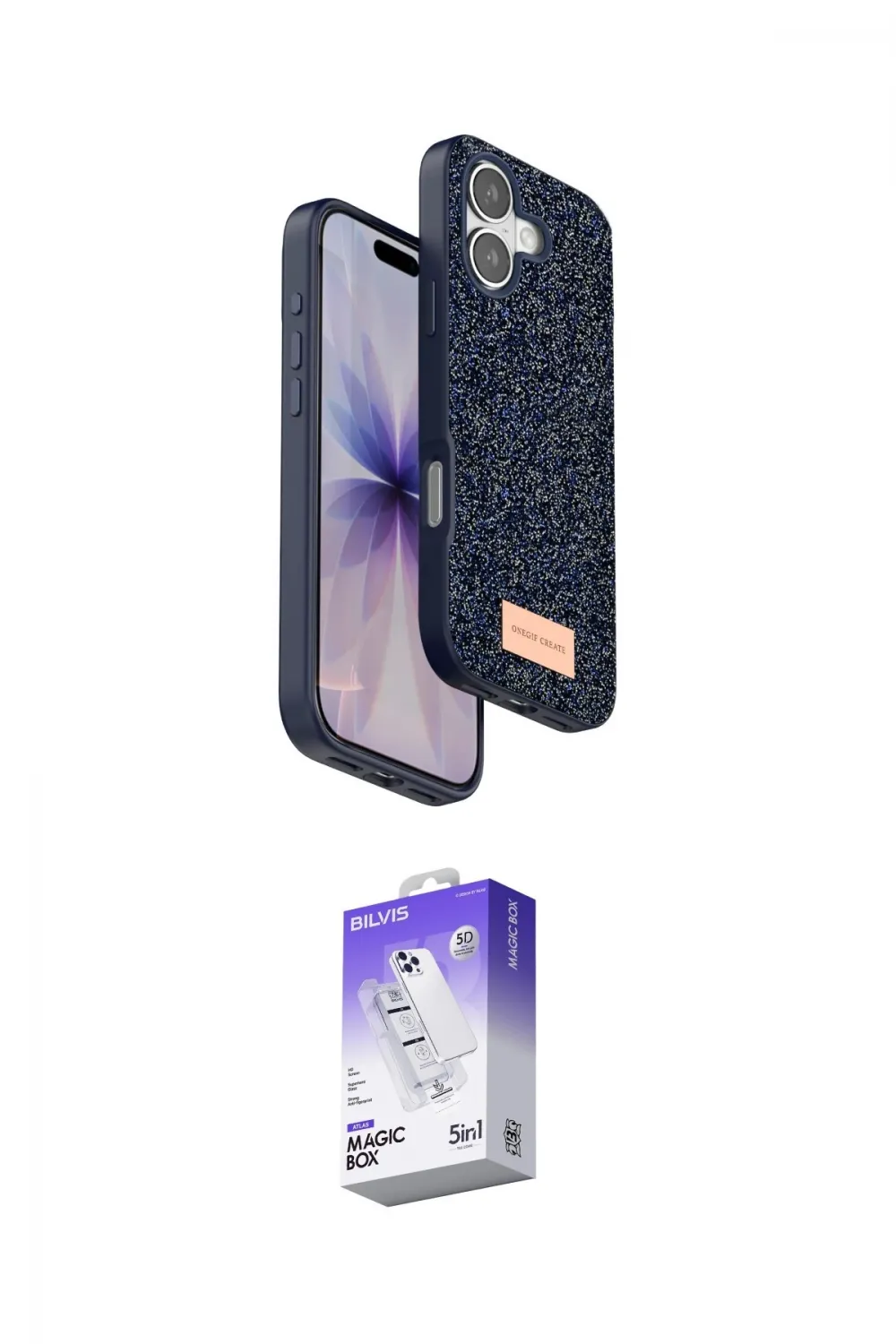 ieg™ iPhone 17 Kılıf Vadi Klasik Serisi - Siyah Bilvis 5in1 3D Magic Cam Ekran Koruyucu