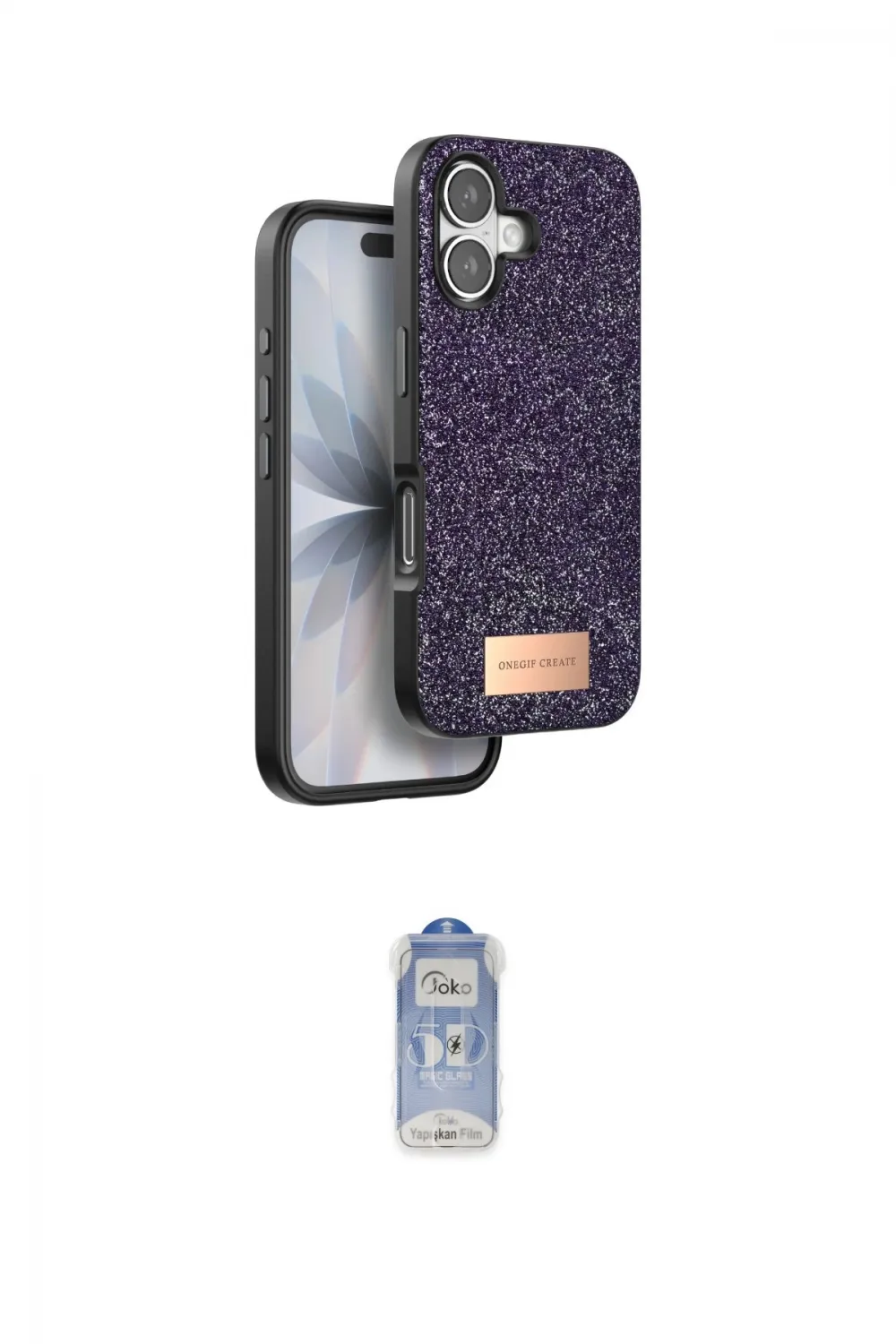 ieg™ iPhone 17 Kılıf Vadi Klasik Serisi - Siyah Joko Magic 5D Cam