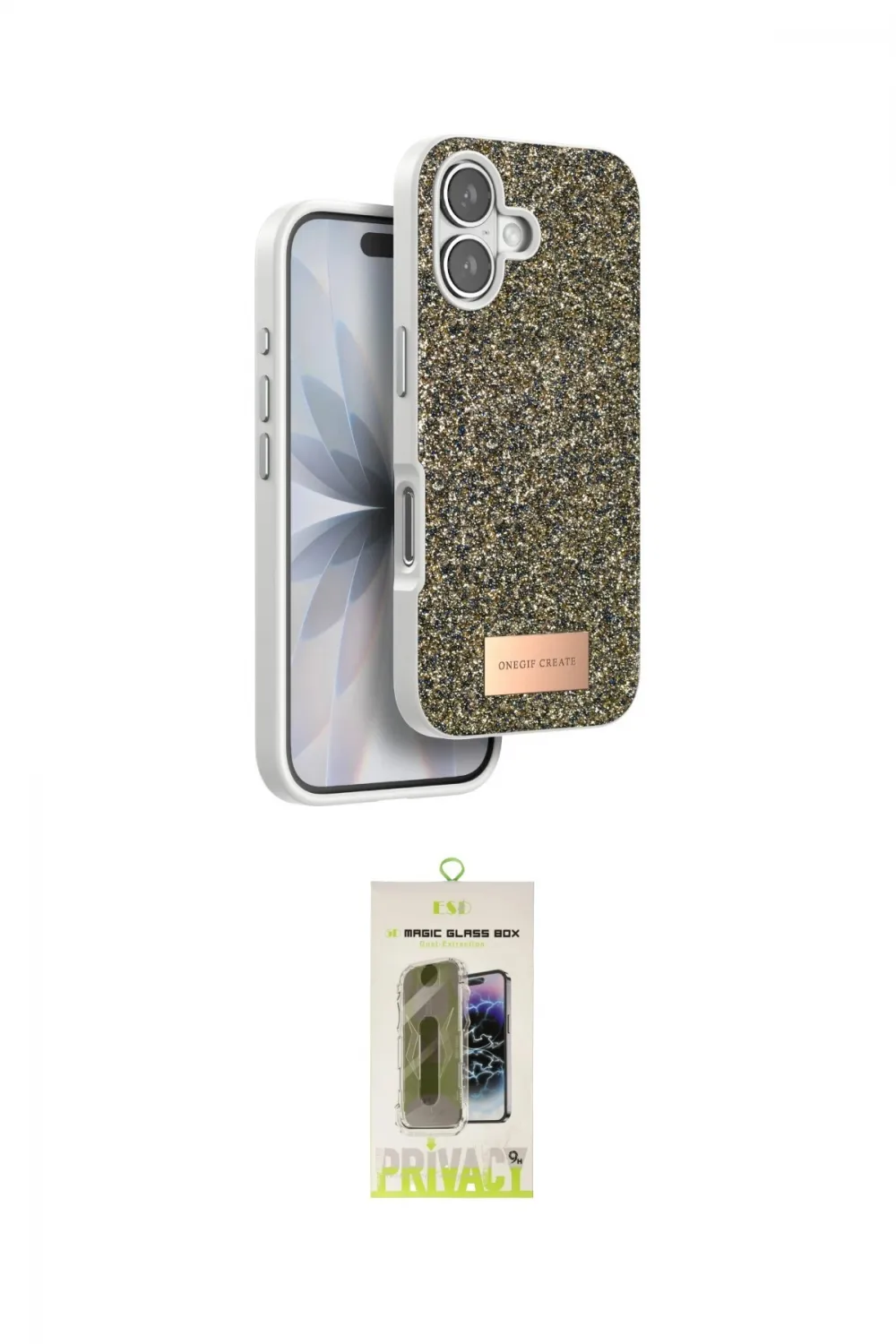 ieg™ iPhone 17 Kılıf Vadi Klasik Serisi - Siyah Joko Magic 5D Hayalet Cam