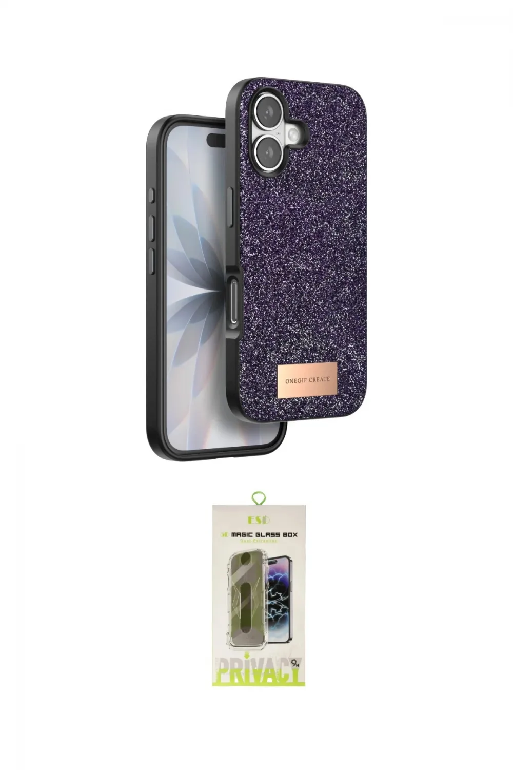 ieg™ iPhone 17 Kılıf Vadi Klasik Serisi - Siyah Joko Magic 5D Hayalet Cam