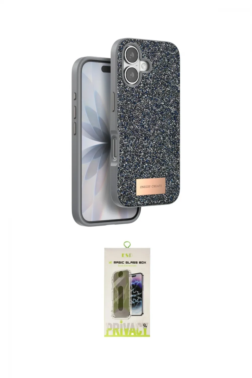 ieg™ iPhone 17 Kılıf Vadi Klasik Serisi - Siyah Joko Magic 5D Hayalet Cam