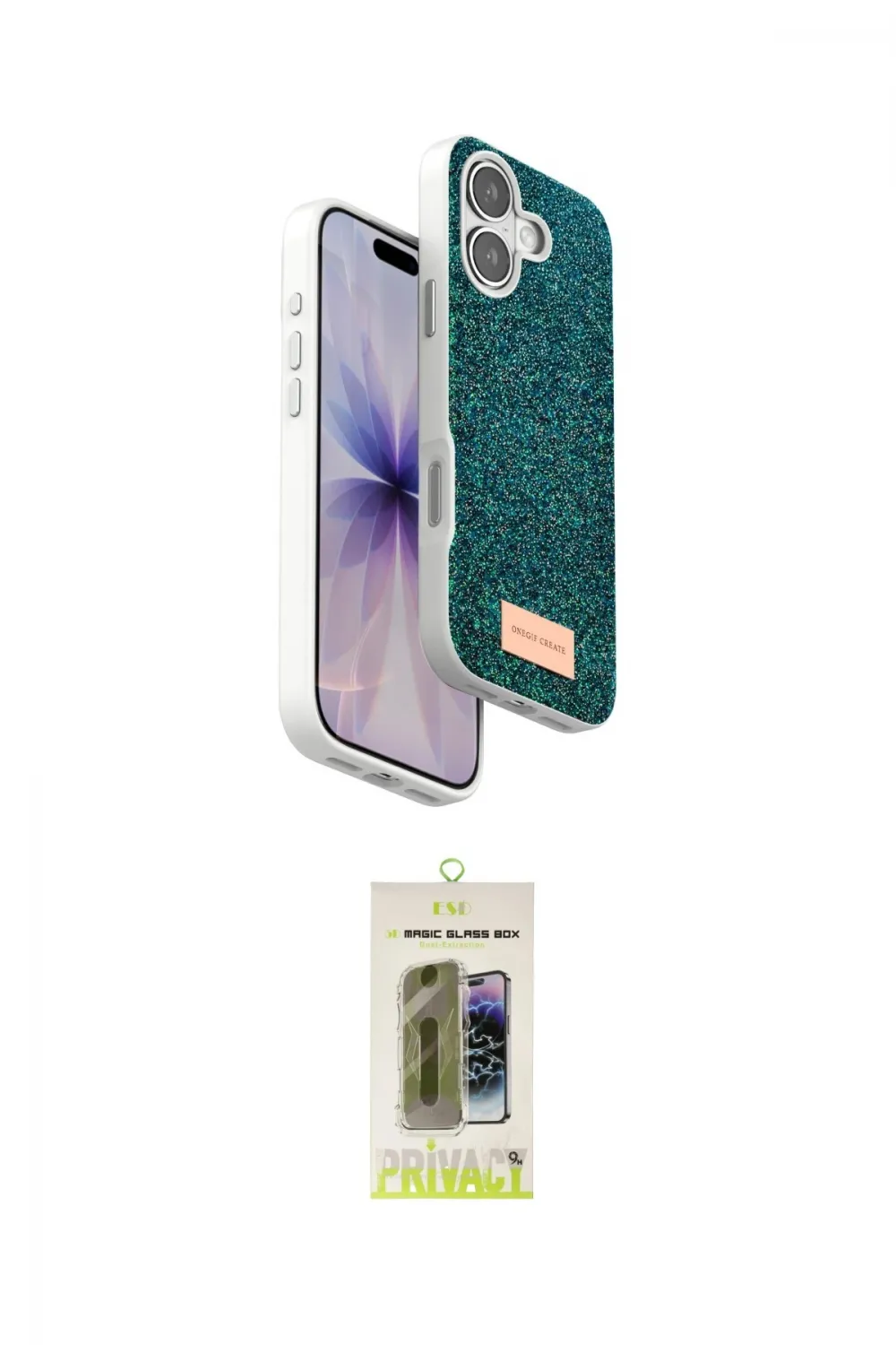 ieg™ iPhone 17 Kılıf Vadi Klasik Serisi - Siyah Joko Magic 5D Hayalet Cam