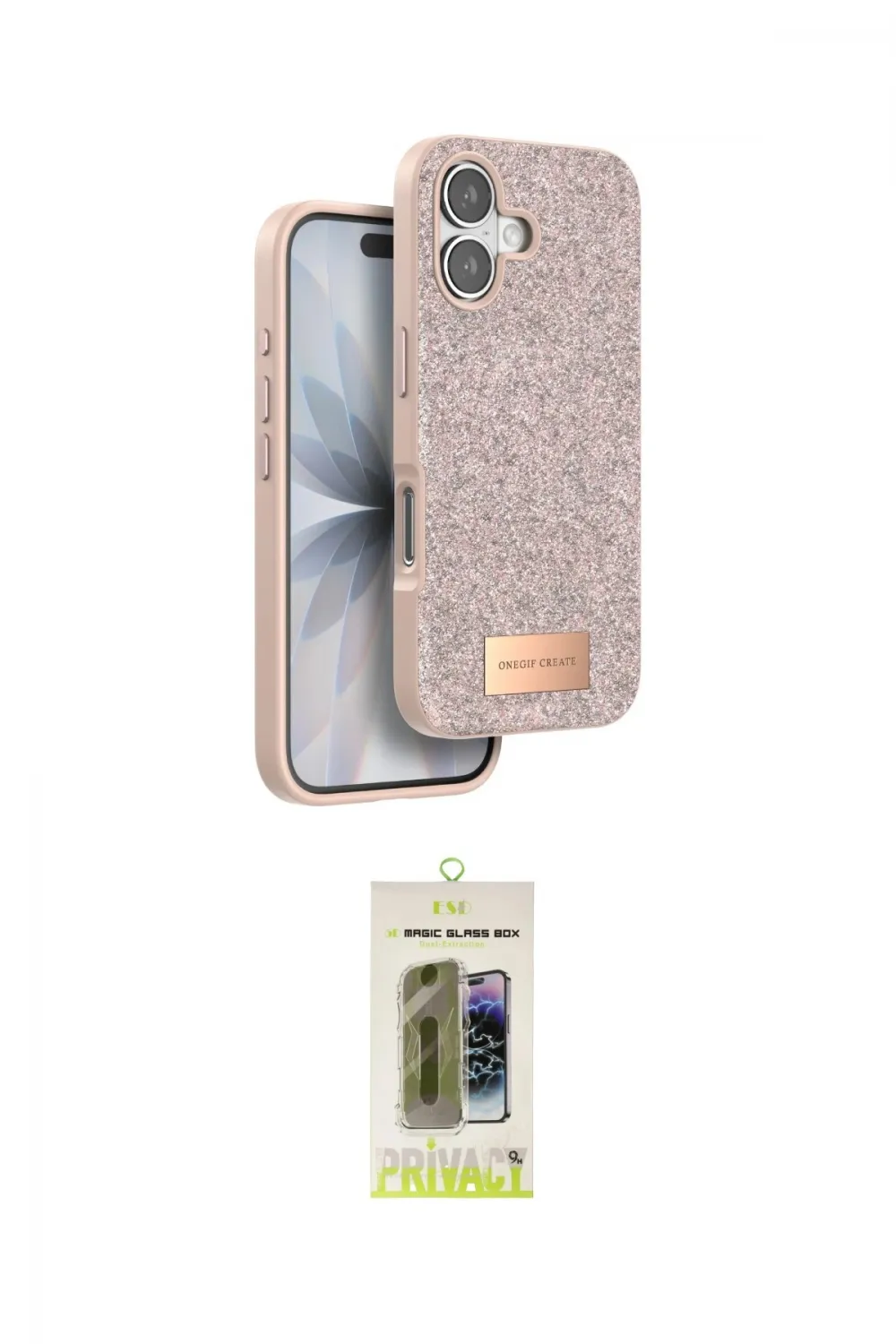 ieg™ iPhone 17 Kılıf Vadi Klasik Serisi - Siyah Joko Magic 5D Hayalet Cam