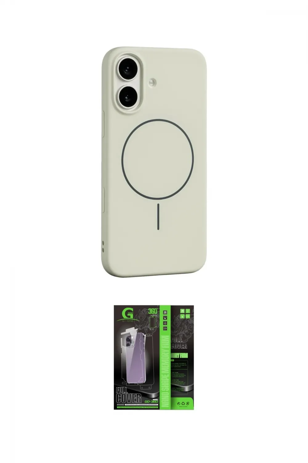 ieg™ iPhone 17 Kılıf Yankı Form Serisi - Şeffaf 360 Full Body Arka Koruyucu