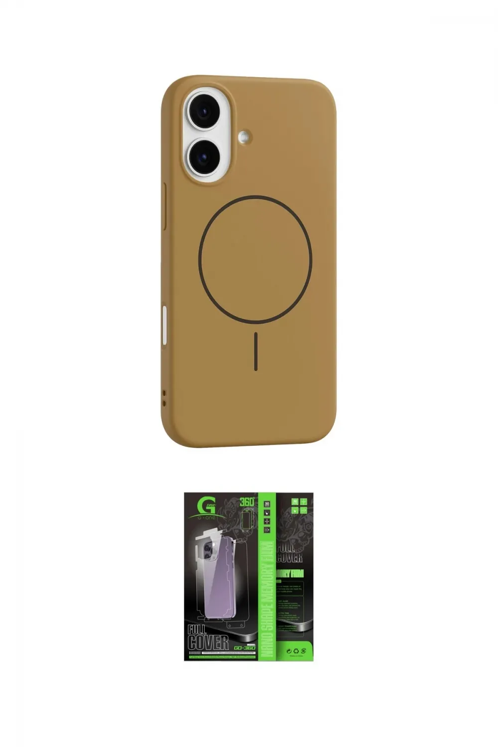 ieg™ iPhone 17 Kılıf Yankı Form Serisi - Şeffaf 360 Full Body Arka Koruyucu