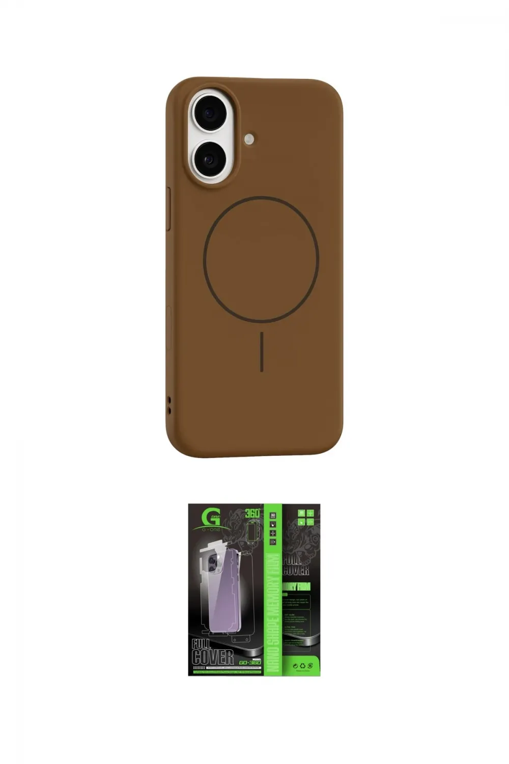 ieg™ iPhone 17 Kılıf Yankı Form Serisi - Şeffaf 360 Full Body Arka Koruyucu