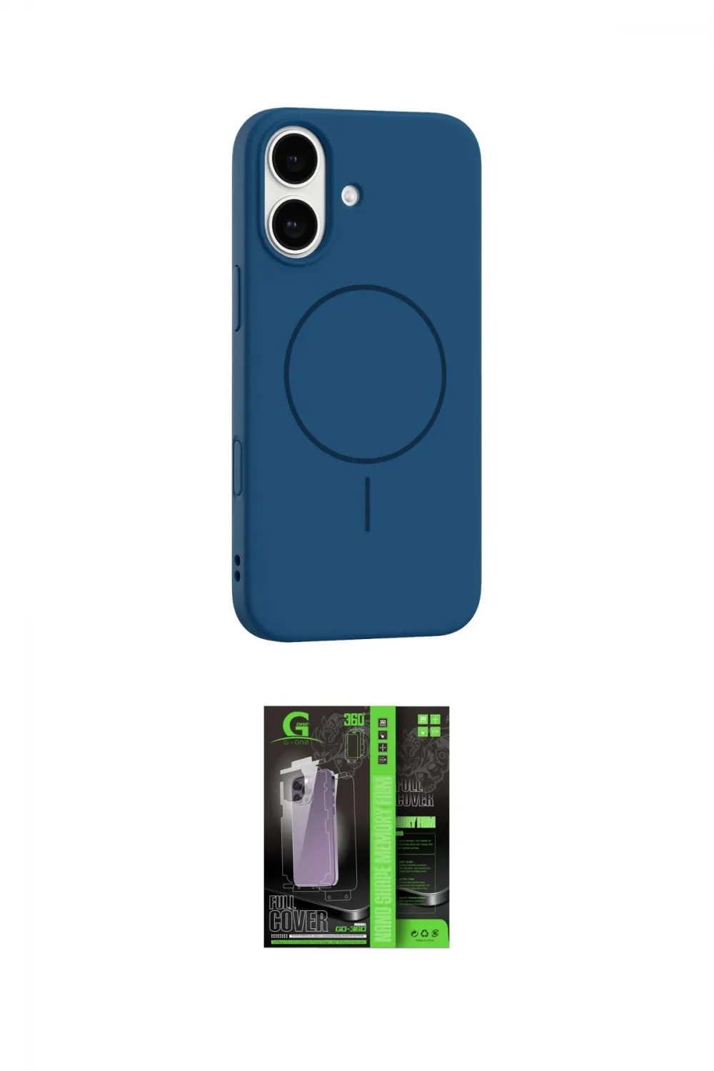ieg™ iPhone 17 Kılıf Yankı Form Serisi - Şeffaf 360 Full Body Arka Koruyucu