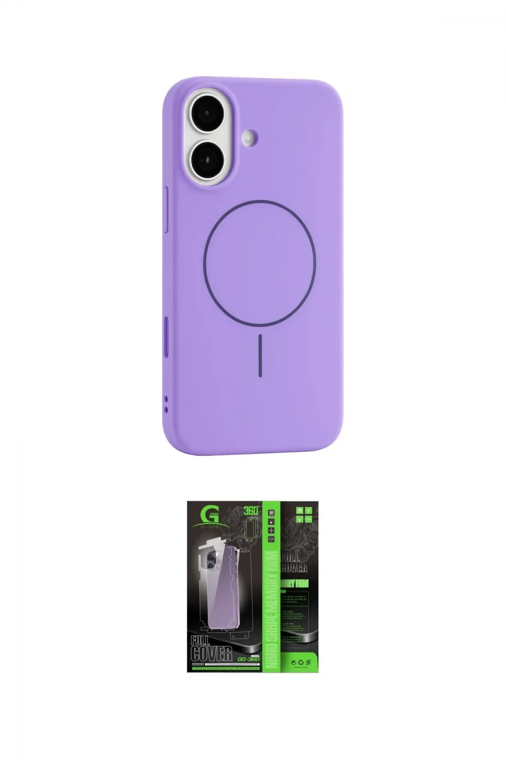 ieg™ iPhone 17 Kılıf Yankı Form Serisi - Şeffaf 360 Full Body Arka Koruyucu