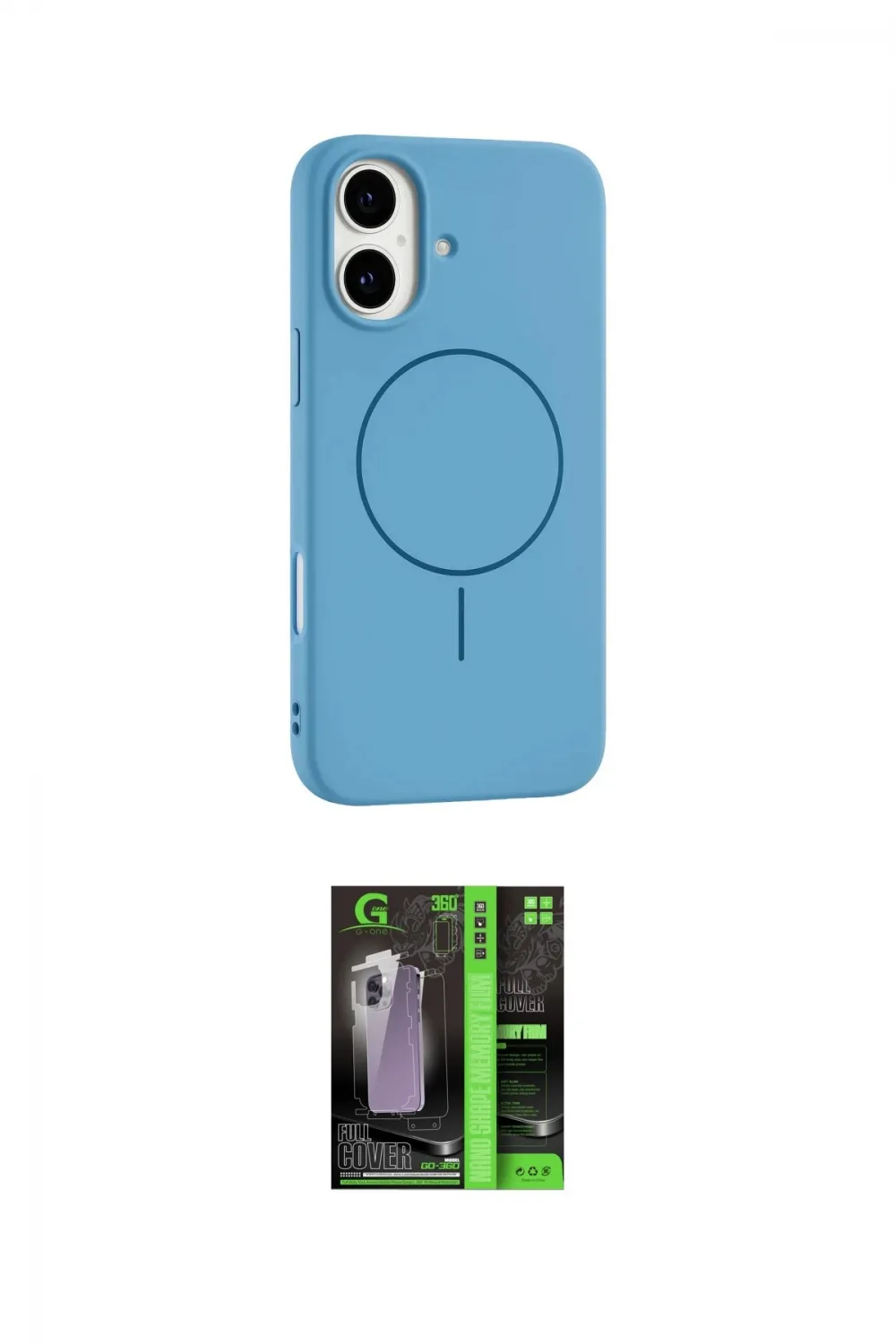 ieg™ iPhone 17 Kılıf Yankı Form Serisi - Şeffaf 360 Full Body Arka Koruyucu