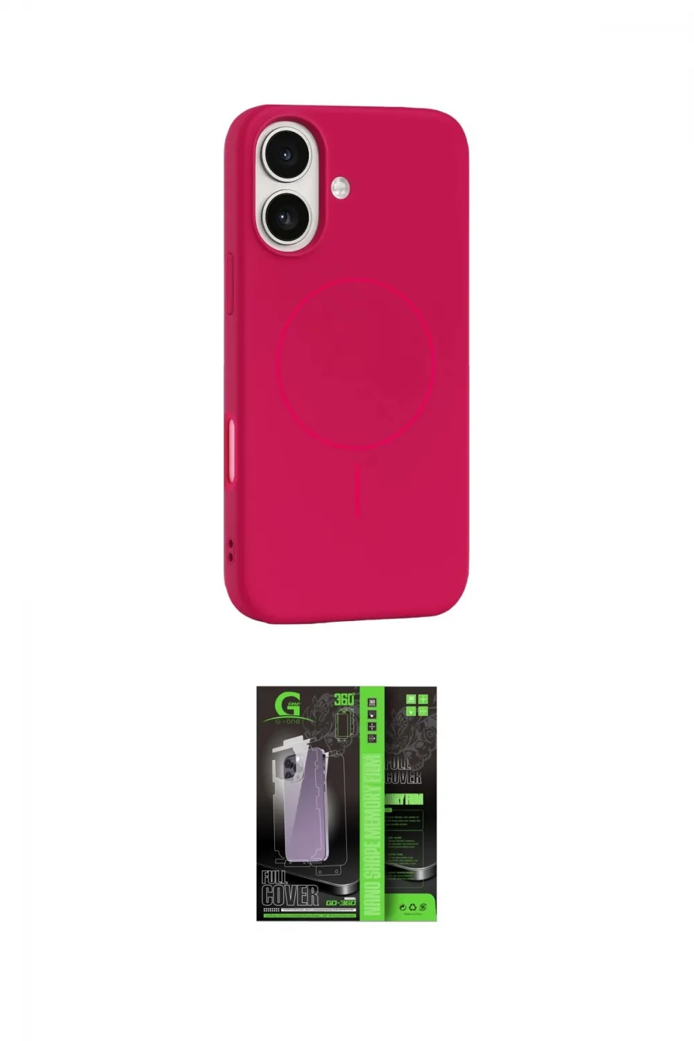 ieg™ iPhone 17 Kılıf Yankı Form Serisi - Şeffaf 360 Full Body Arka Koruyucu